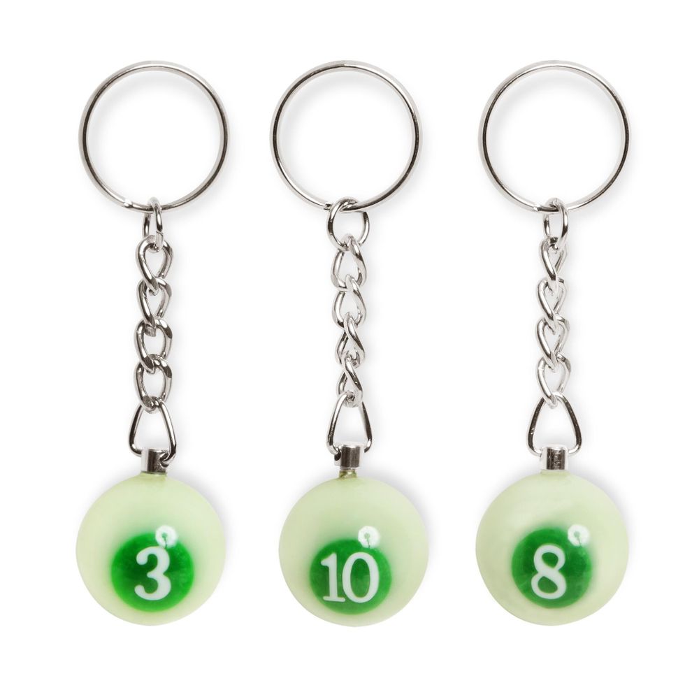 Брелоки Emerald ø25мм 16шт.