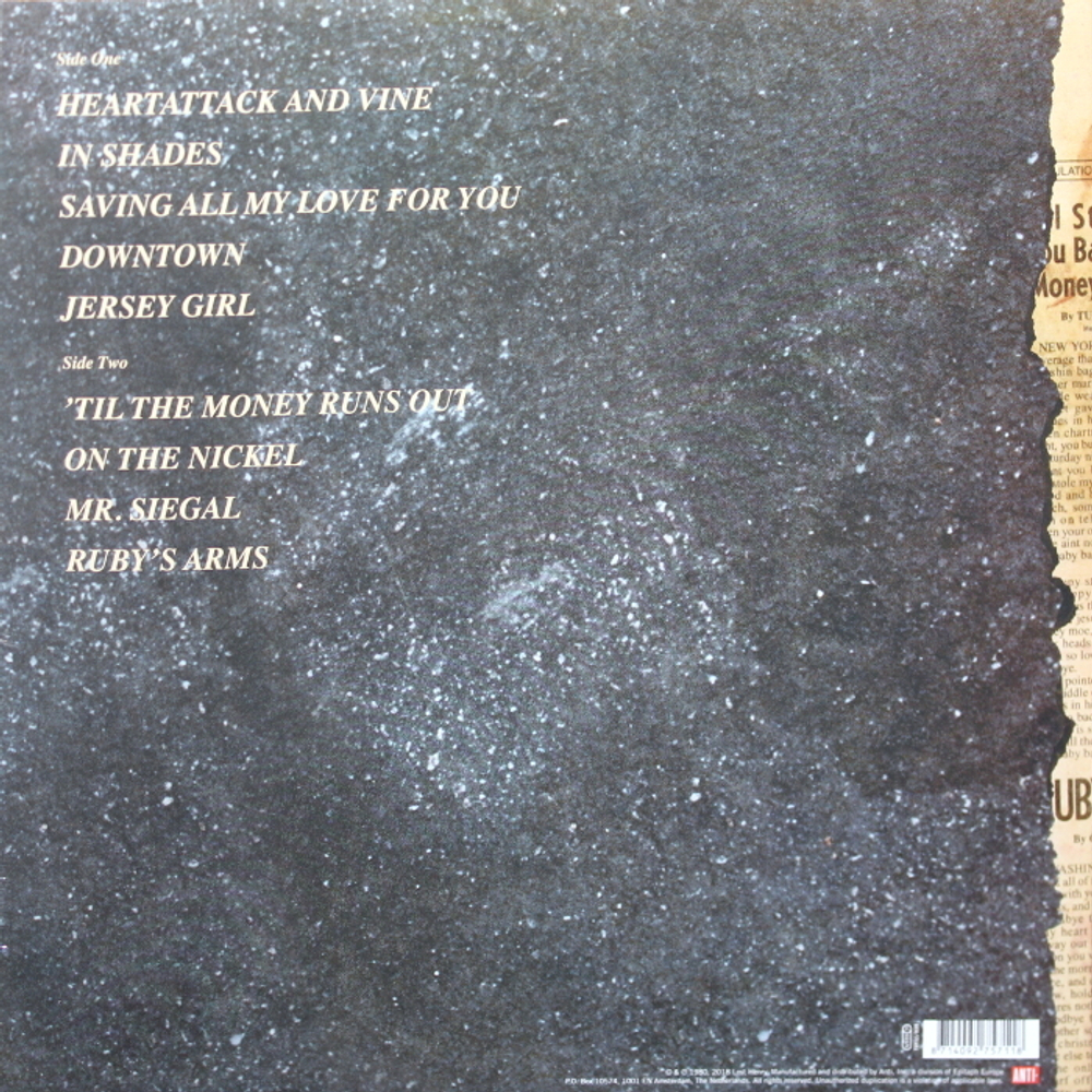 Tom Waits / Heartattack And Vine (LP)