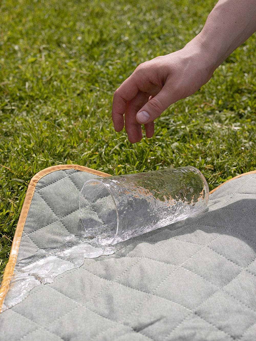 Плед для пикника и отдыха на пляже Smart Picnic, шалфей