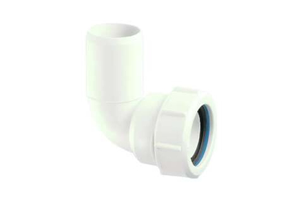 50A-WH Отвод на 90° компресс. Ду=50ммх Ду=50мм-белый McAlpine
