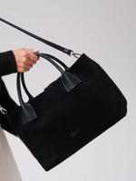 Замшевая сумка Iris DBR 31372 черный велюр