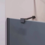Шторка для ванны RGW Screens SC-151-B 90 351115109-34 стекло тонированное/профиль черный