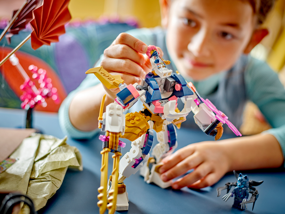 LEGO Ninjago 71807 «Элементальный технический робот Соры» — техника и кибер-стиль