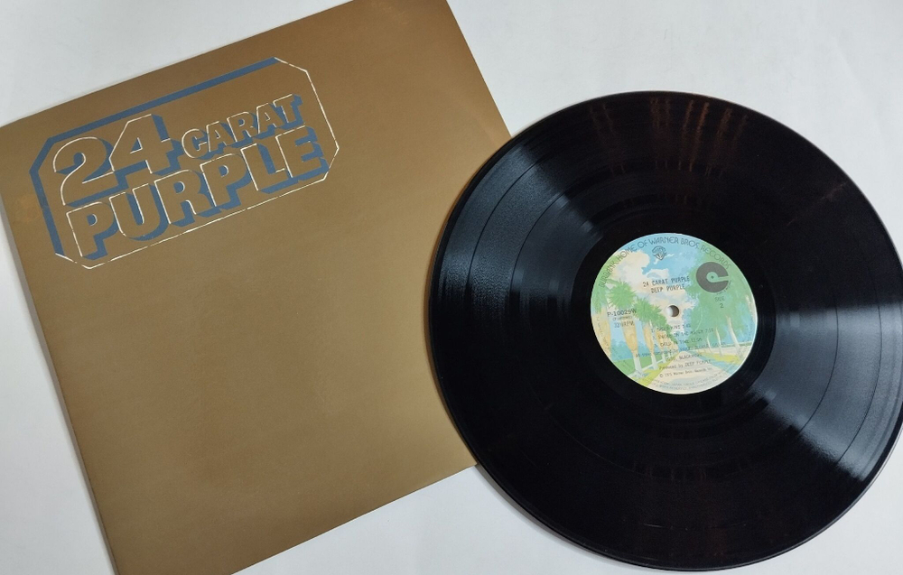Винтажная виниловая пластинка LP Сборник Deep Purple 24 Carat Purple (Japan 1975) (No Obi) (EX)