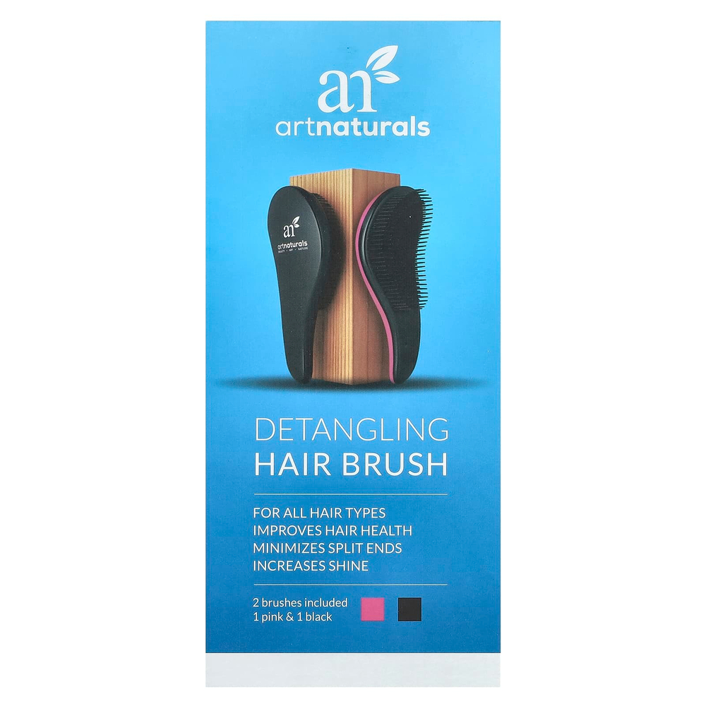 artnaturals, Расческа для легкого расчесывания волос, 2 штуки