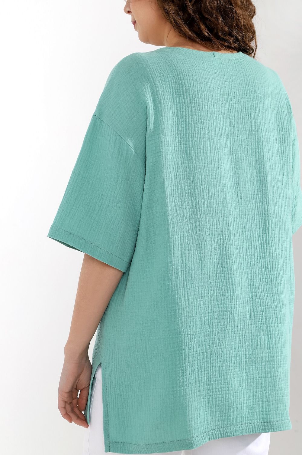 Блузка Виола-1 Виотекс ЗЕЛЁНЫЙ