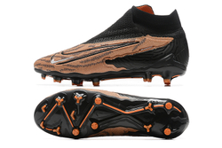 Бутсы Nike Phantom GX Elite FG (Черный+золотой)