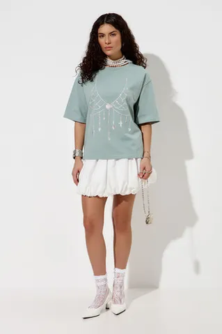 Футболка с принтом 