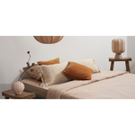 Набор наволочек из премиального сатина бежевого цвета из коллекции essential, 70х70 см