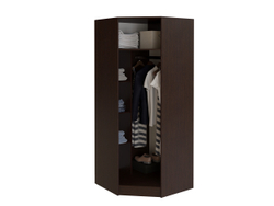 Шкаф угловой Фиеста, Дуб беленый, Венге