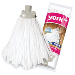 Насадка для уборки белая Мега 70% вискоза, 30% полиэстер вес 146 гр. YORK
