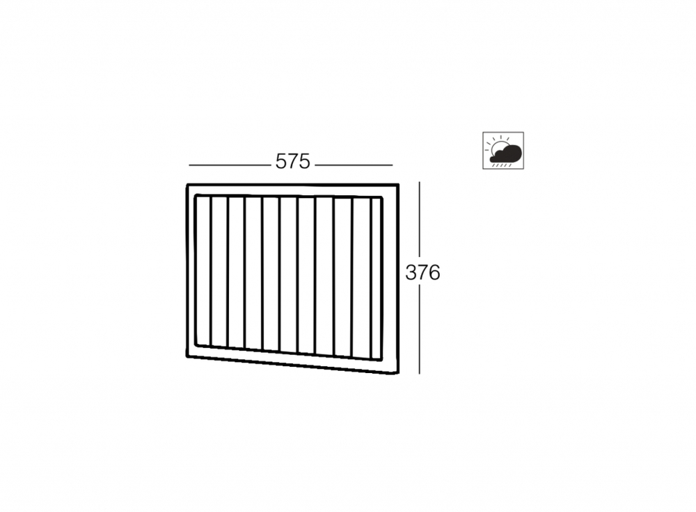 Диван модульный Papatya Slim Stripe, белый, бежевый