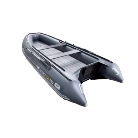 Лодка ПВХ Solar-470 Super JET с тоннелем серый