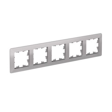 Рамка 5-м AtlasDesign Air алюм./дым. черн. SE ATN220305