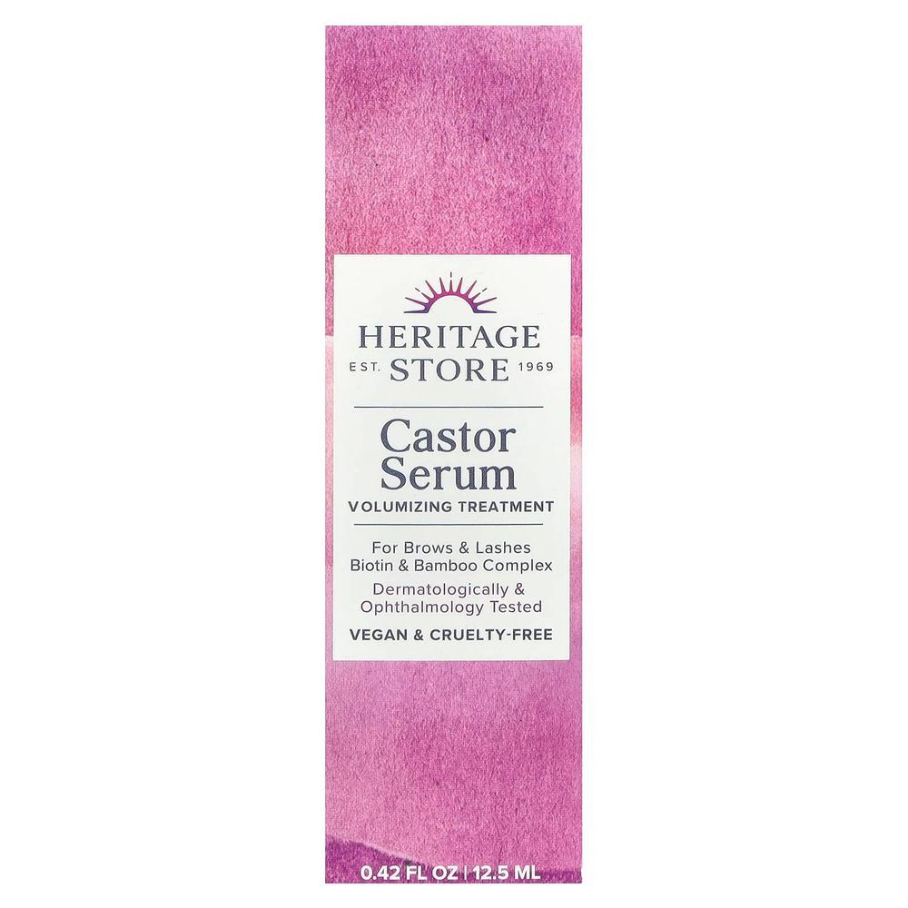 Heritage Store, сыворотка с касторовым маслом, 12,5 мл (0,42 жидк. унции)