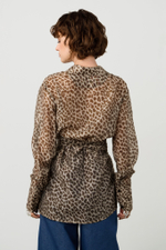 Блуза Лео с драпировкой