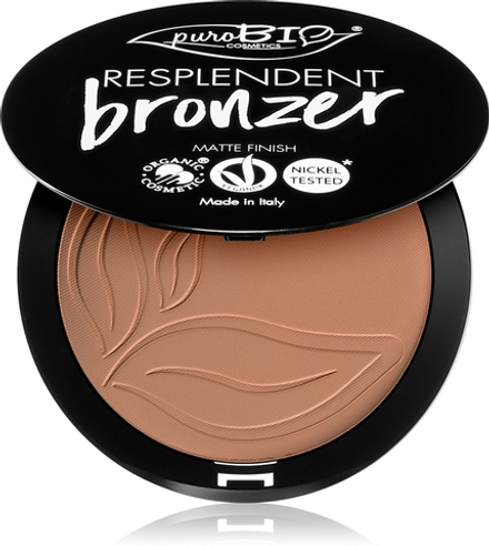 puroBIO Cosmetics Resplendent - Бронзатор с матовым финишем оттенок 05 Warm Brown, 9 g