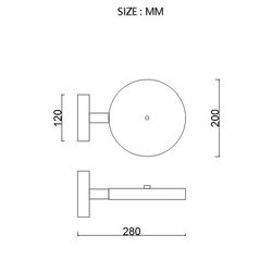 Бра Imperiumloft TURNA Pink TURNA-W01