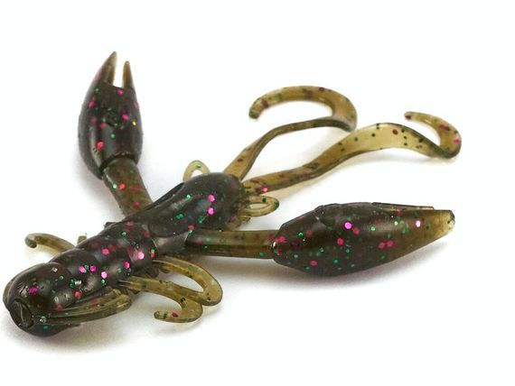 Твистеры съедобные LJ Pro Series ROCK CRAW 2.0in (5,1 см), цв. S21, 10 шт.