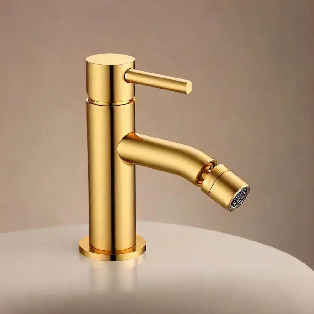 Смеситель для биде RIMERO RM5005MG, матовое золото