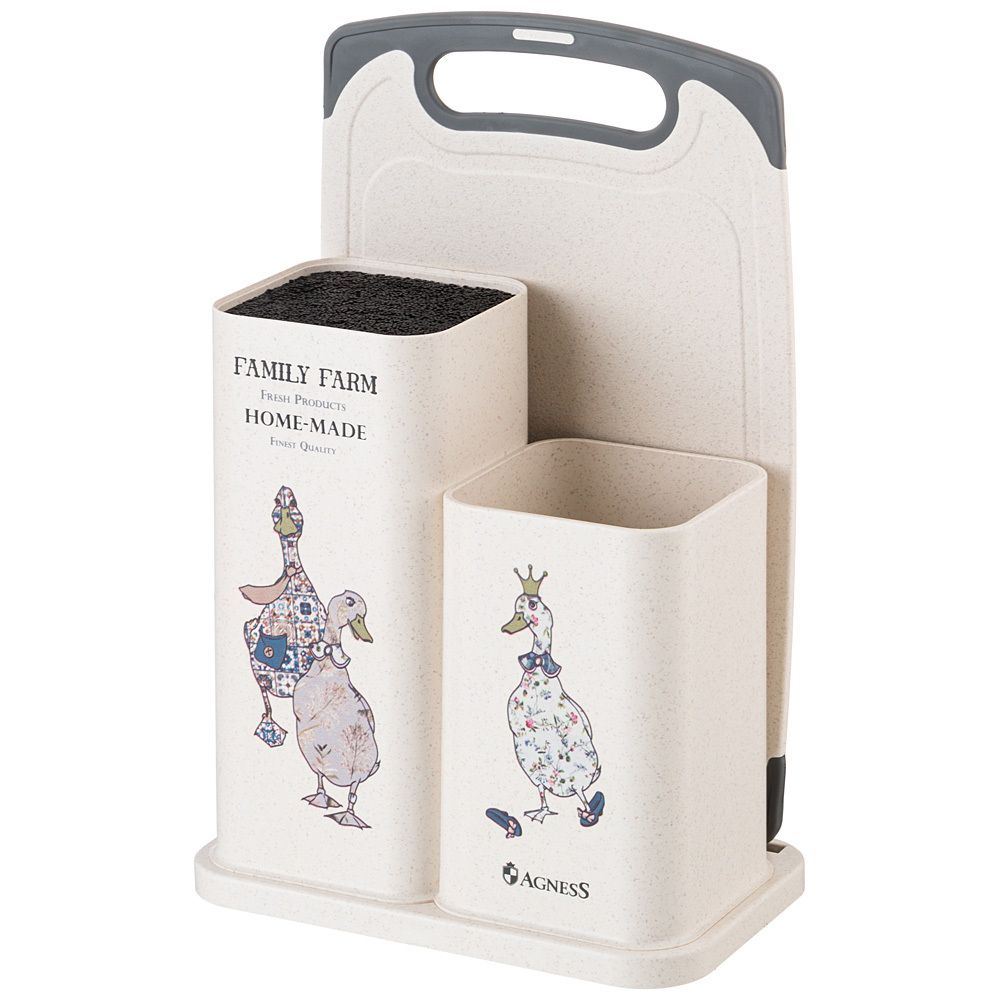 НАБОР AGNESS ИЗ ПОДСТАВКИ И ДОСКИ