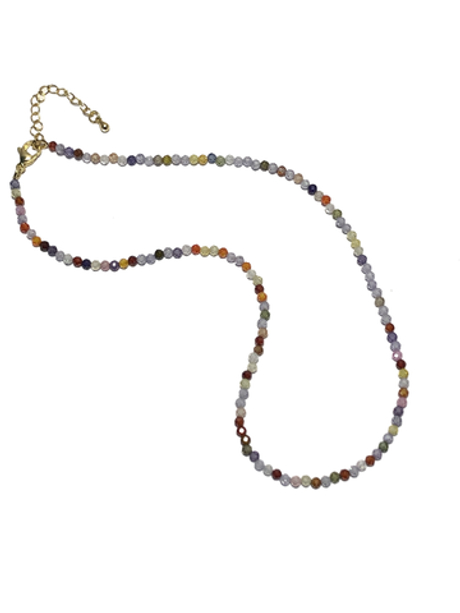 91002167 Колье Роман с камнем