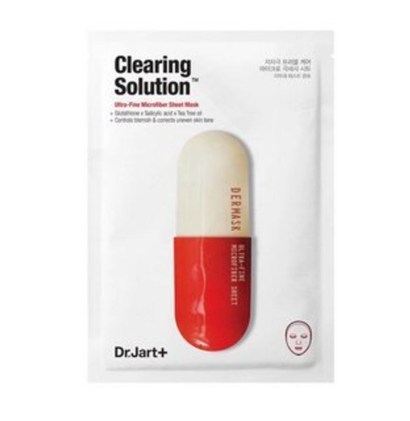 Dr.Jart+ Clearing Solution Mask - Очищающая тканевая маска для проблемной кожи