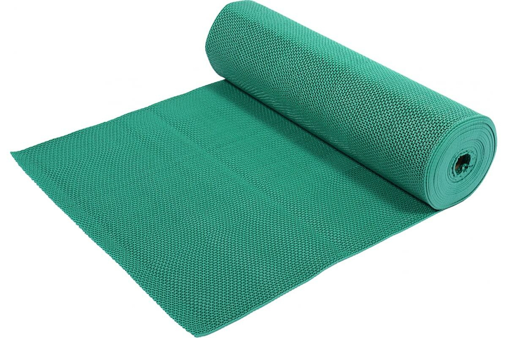 КОВРИК- ДОРОЖКА VORTEX ПВХ ZIG-ZAG 5 НА ПРОТИВОСКОЛЬЗЯЩЕЙ ОСНОВЕ 0,9Х1М ЗЕЛЕНЫЙ 22155