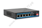 SKAT PoE-UPS-5E-1S бесперебойный POE коммутатор, мощность 65Вт, порты: 5-Ethernet, 1-SFP