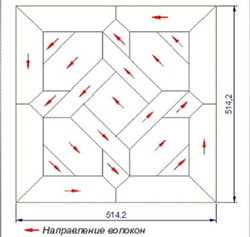Модульный паркет Lab Arte №6-50 Дуб рустик