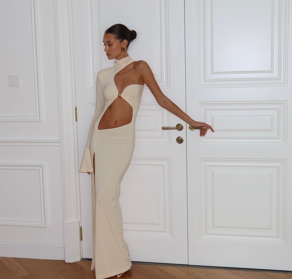 Платье без рукава, желтый