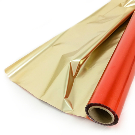 Полисилк (1*20 м) Красный/Золото, 1 шт.