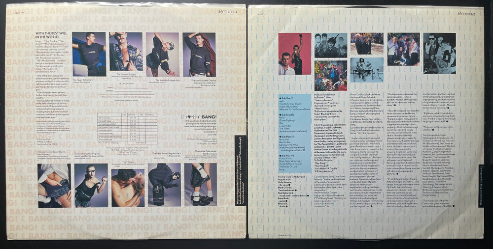 Frankie Goes To Hollywood ‎– Welcome To The Pleasuredome 2LP (США 1984г.)