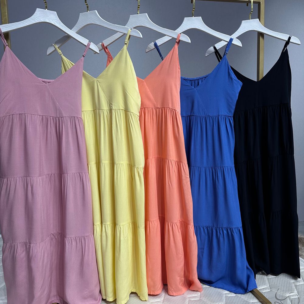 ДО ШТАПЕЛЬ Сарафан Люкс Однотон