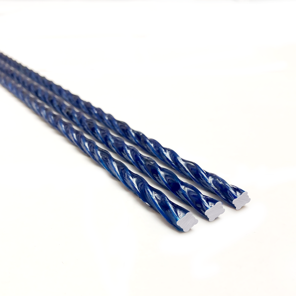 Арматура стеклопластиковая композитная 8 ЭТИЗ (Бухта 50 пог.м), синяя //