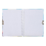 Блокнот детский Basir на замке, формат А6, серия "Аниме", яркая обложка, 48 листов, размер 15*11 см