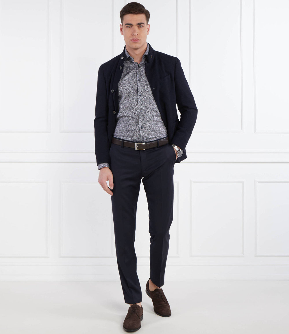 Кожаные дерби colby_derb_stsd BOSS BLACK - коричневый(50516599)