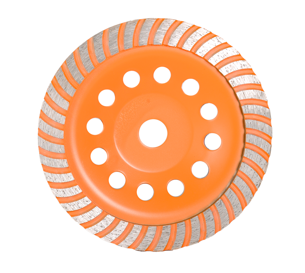 Чашка алмазная зачистная, 180 мм, Турбо Вихрь