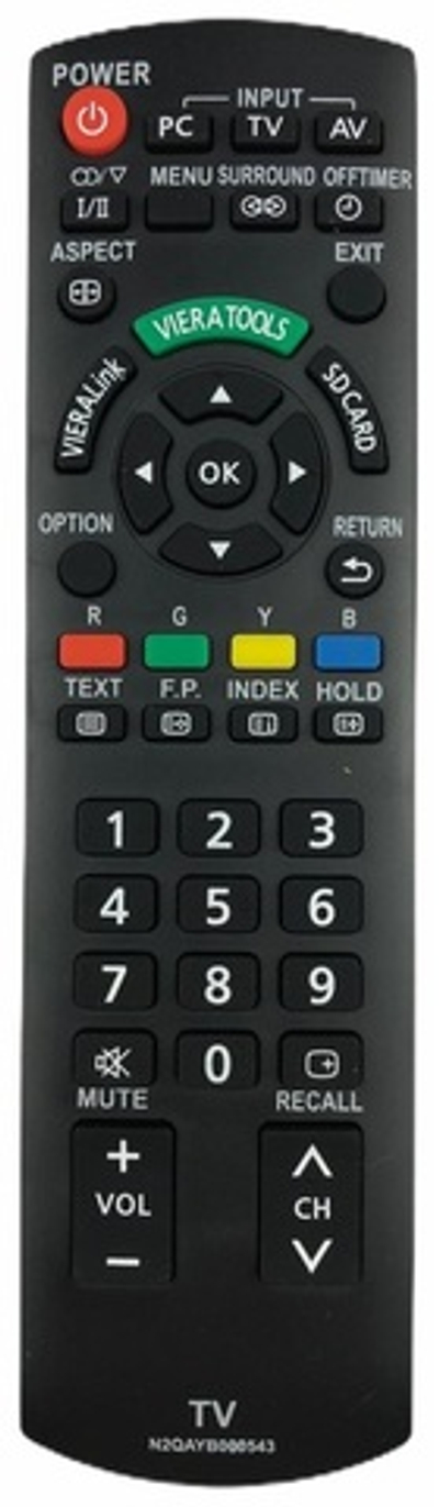 Пульт для телевизора PANASONIC N2QAYB000543