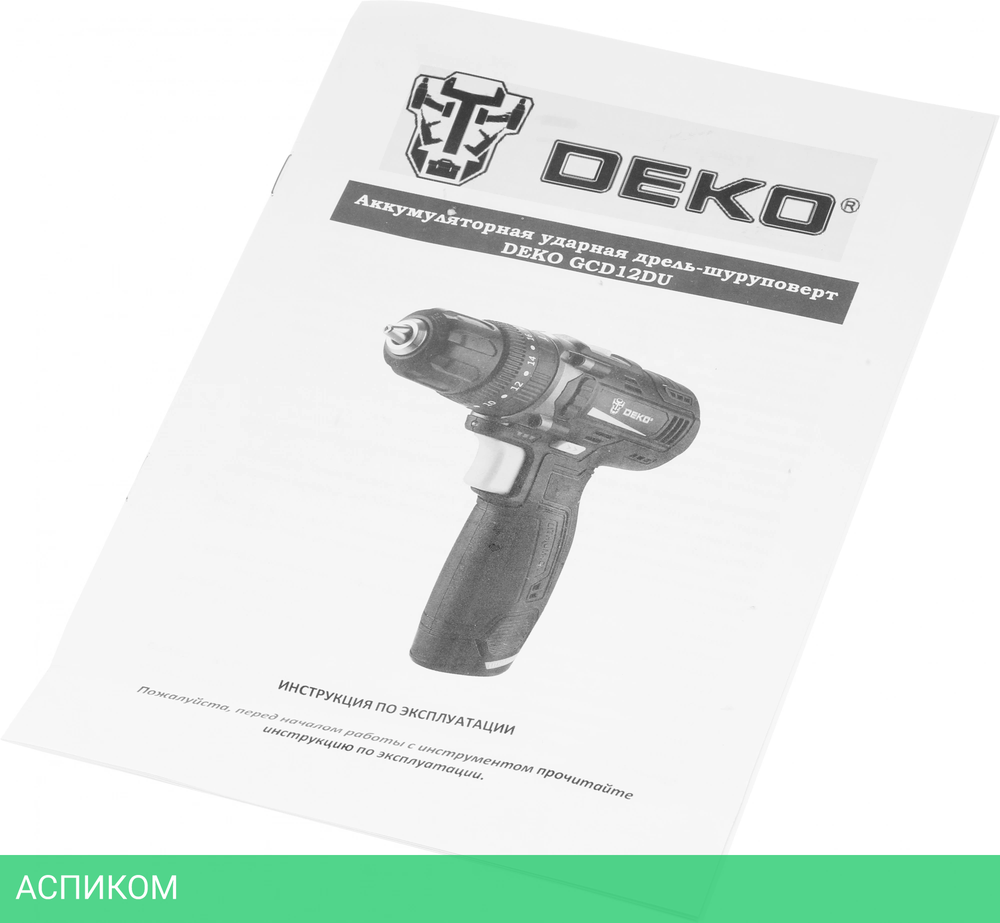 Дрель-шуруповерт Deko GCD12DU (063-4039)