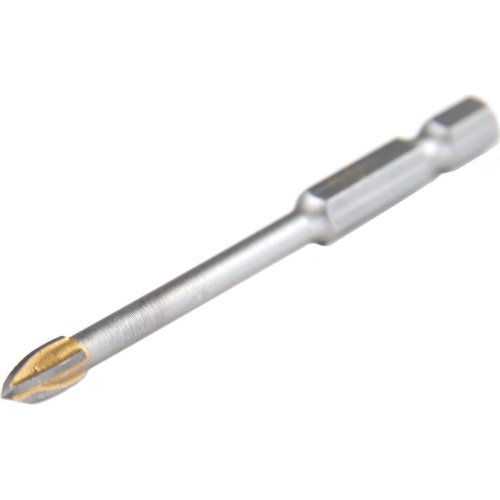 Сверло ELITECH по стеклу и кафелю 6*75мм HEX1/4"   1820.104900