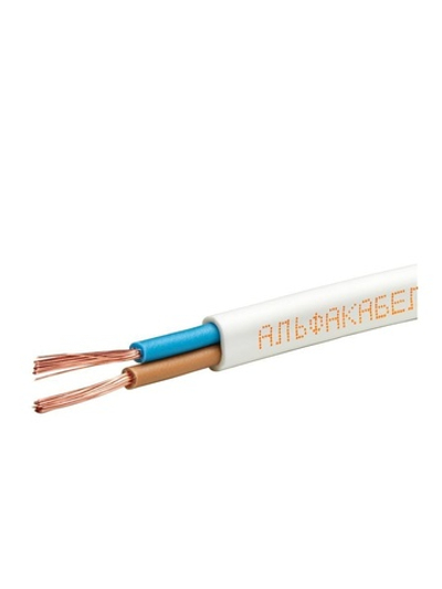 Шнур ШВВП 2х0.75 380В Б (уп.100м) АЛЬФАКАБЕЛЬ 5396
