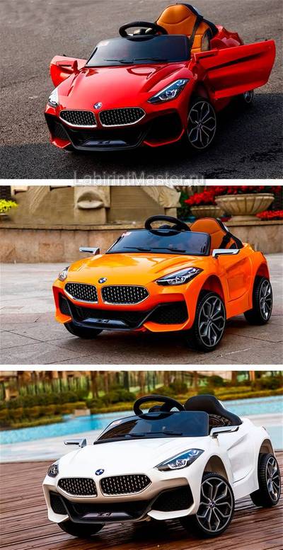 Детский электромобиль «BMW Z4» красный
