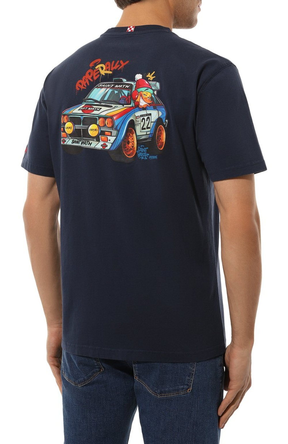 Футболка Saint Barth CPT PAPERALLY синий утка гоночная машина