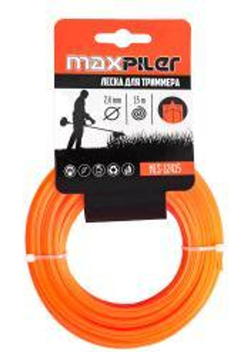 Леска для триммера 2.0мм*15м (звезда, карт.уп) MLS-12015  MX