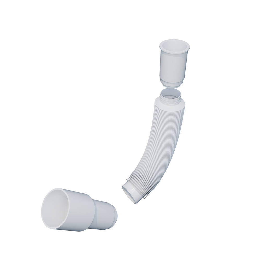 Гофра 1 1/4"*40*50 (800мм) GW1380 без гайки ИНКОПЛАСТ