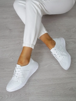 Кроссовки женские летние натуральная кожа