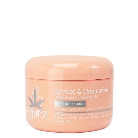 Скраб для кожи головы и тела Абрикос и Клементин 207g / Apricot & Clementine Herbal Scalp & Body Scrub