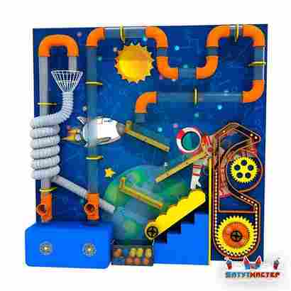 Интерактивная стена «Космические приключения», 2,2×1,8×0,5 м