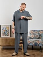 Рубашка мужская Линкольн-1 Виотекс ГРАФИТОВЫЙ